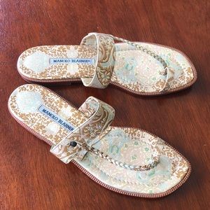 Manolo Blahnik flat sandals
